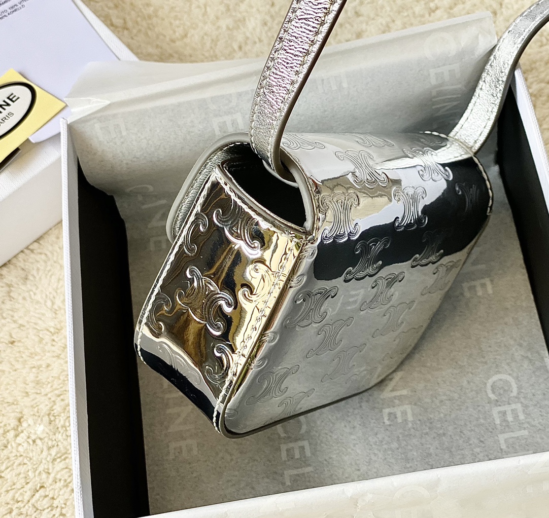 CELINE赛琳进口牛皮凯旋门迷你挎包101513