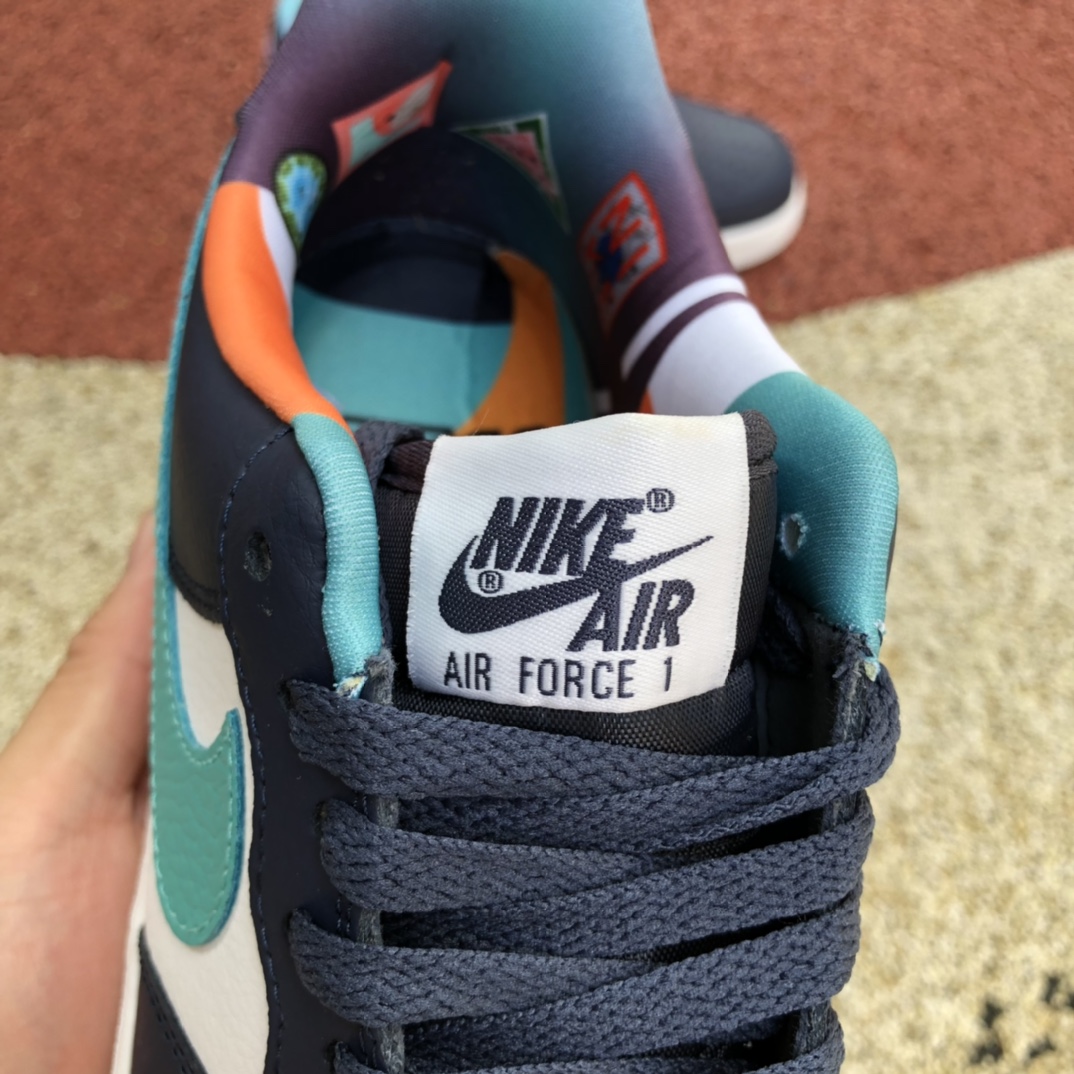 NikeAir Force 1 LowAF1白蓝橙低帮休闲鞋DM0109-400