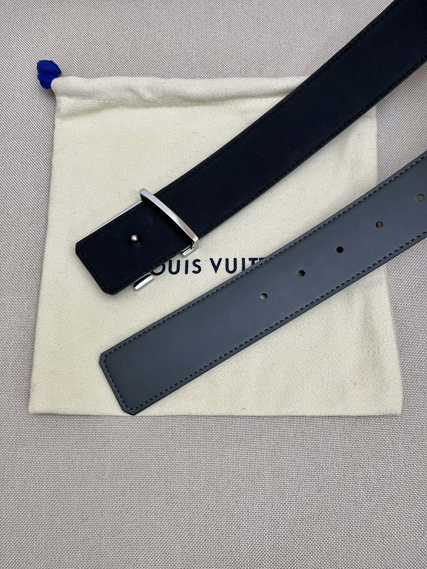 品牌LV路易威登！原单皮带腰带双面使