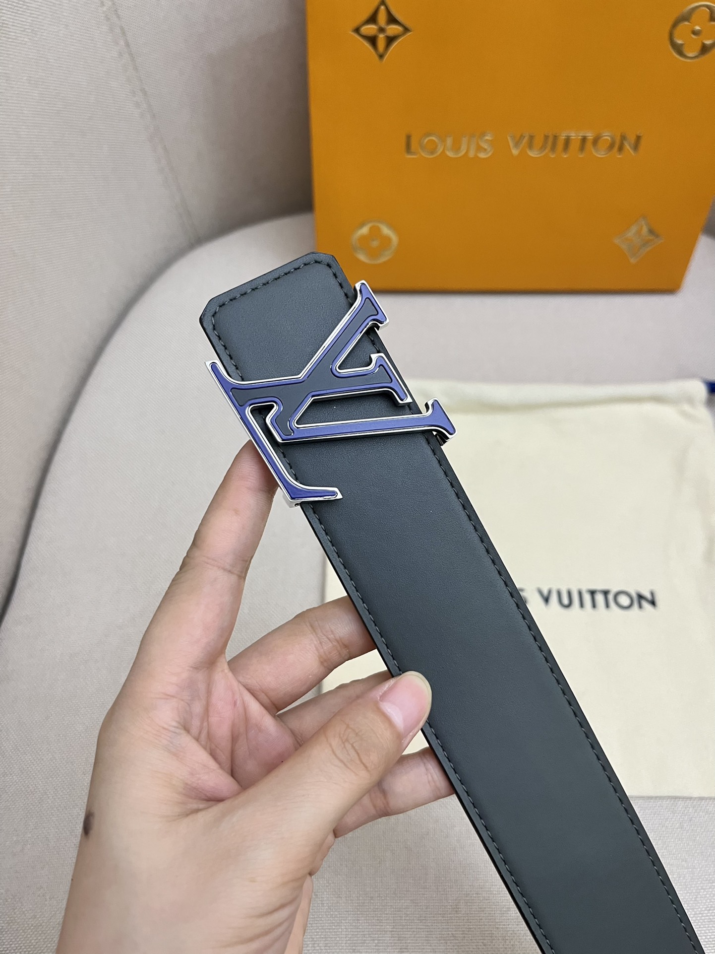 品牌LV路易威登！原单皮带腰带双面使
