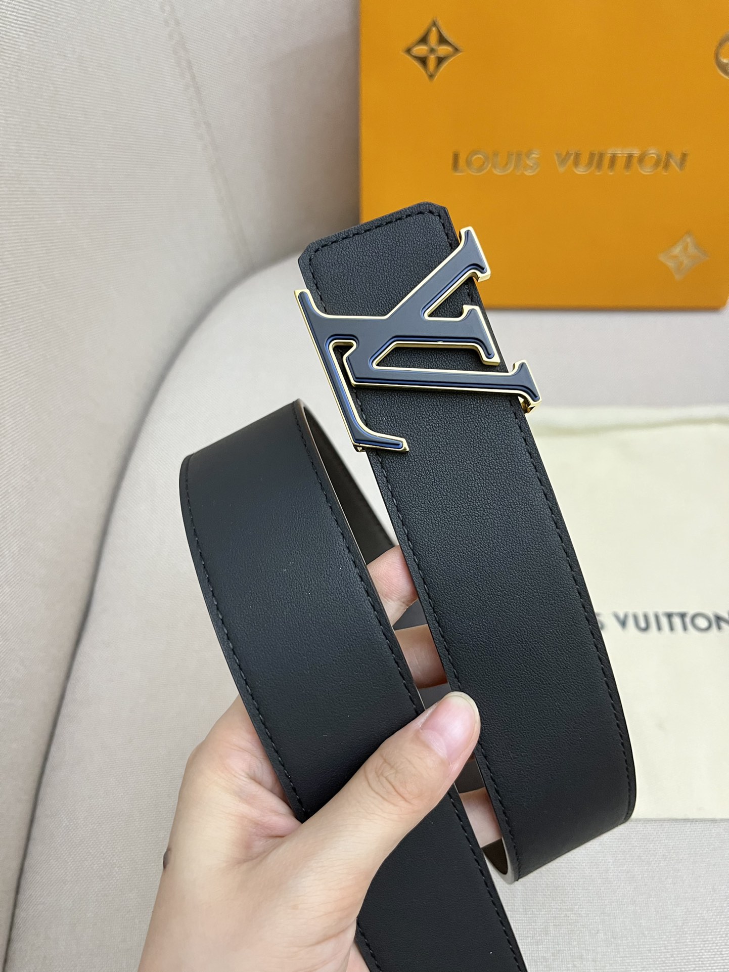 品牌LV路易威登！原单皮带腰带双面使
