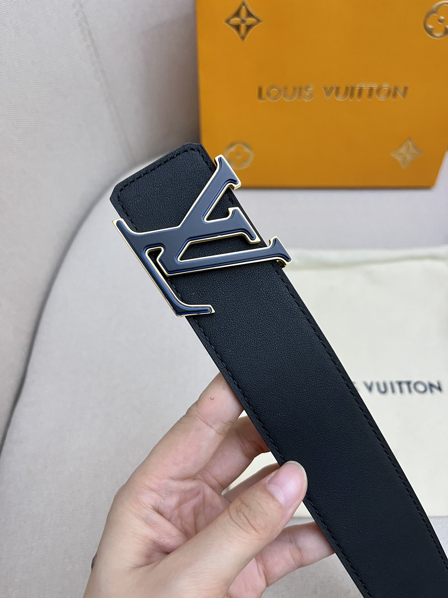 品牌LV路易威登！原单皮带腰带双面使