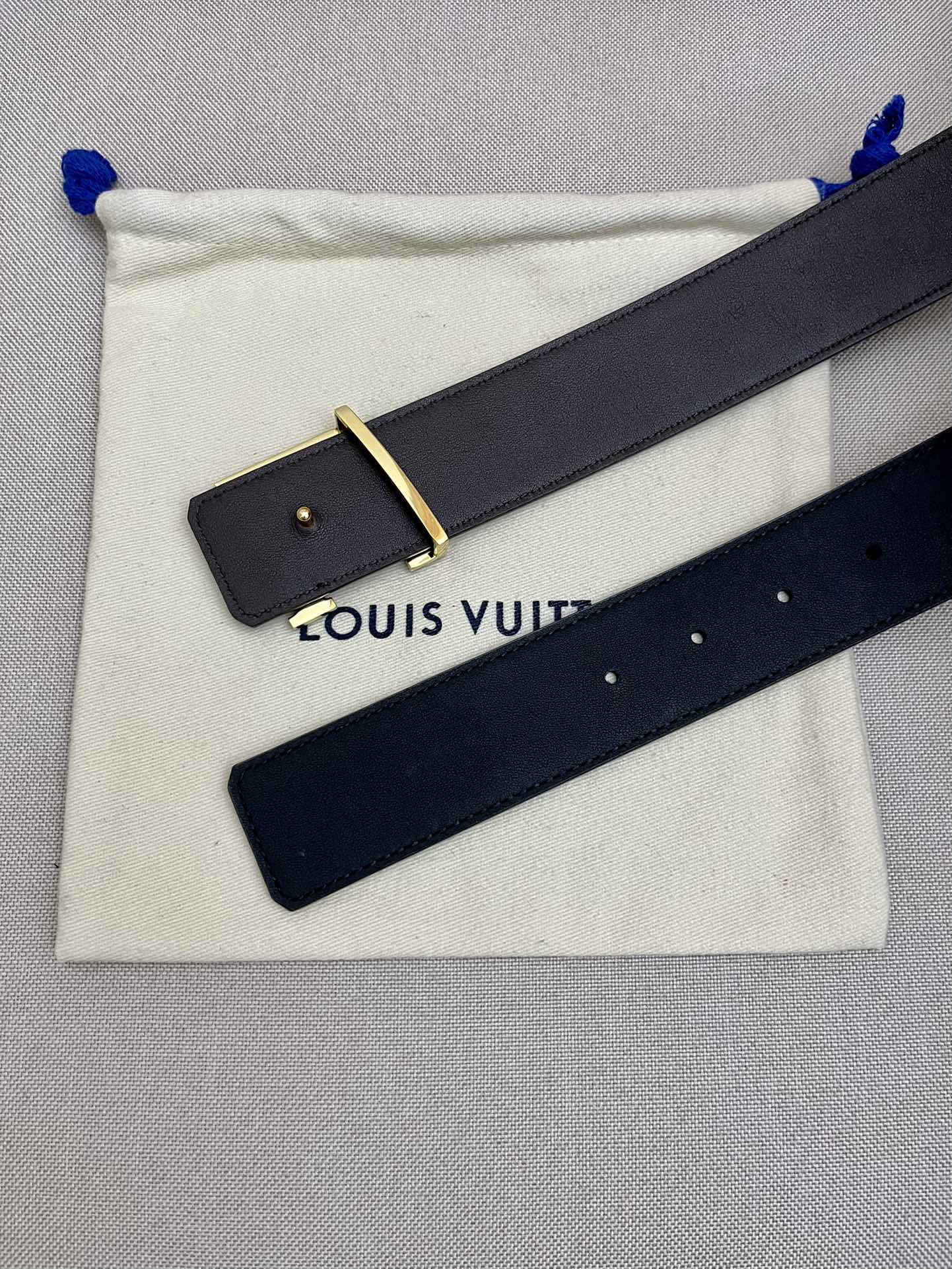 品牌LV路易威登！原单皮带腰带双面使