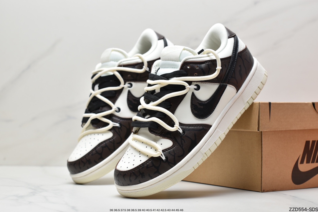 Futura x Nike Dunk Low SB联名 解构绑带滑板鞋DJ6188-002 Futura x Nike Dunk Low SB联名 解构绑带滑板鞋DJ6188-002