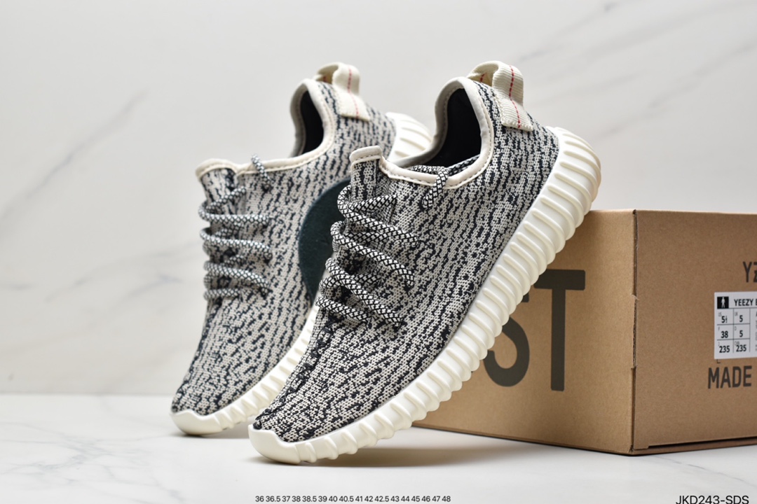 Really explosive Adidas Yeezy Boost 350 Boost OG ”Turtle Dove” 350 first generation all-match lightweight casual sports jogging shoes AQ4832