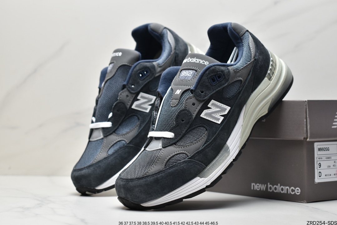 Pure original New Balance Made in USA M992 series American blood classic retro casual sports W992GG