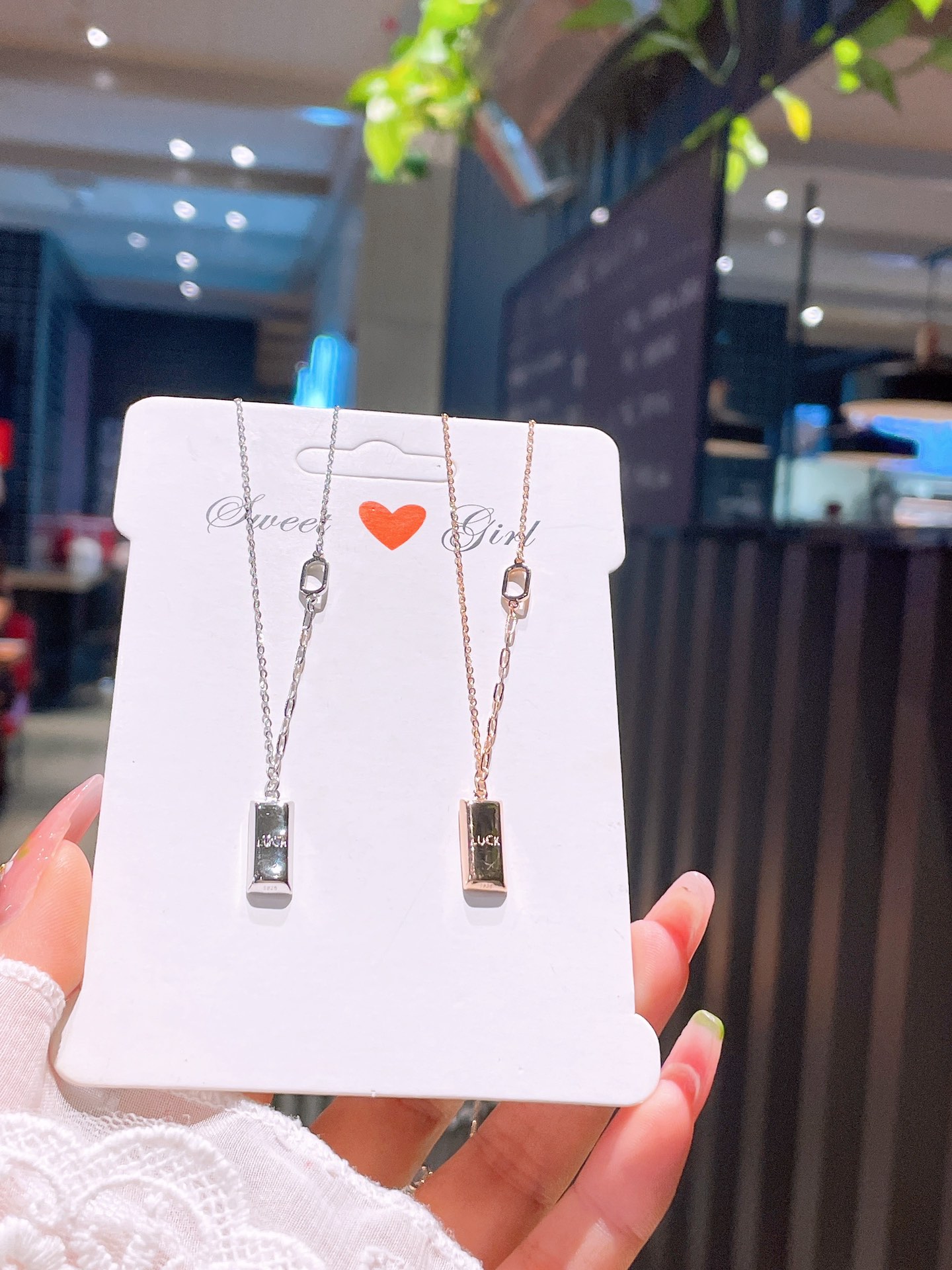 Nickelfreies Silber Kette Wald Standesamt Gold