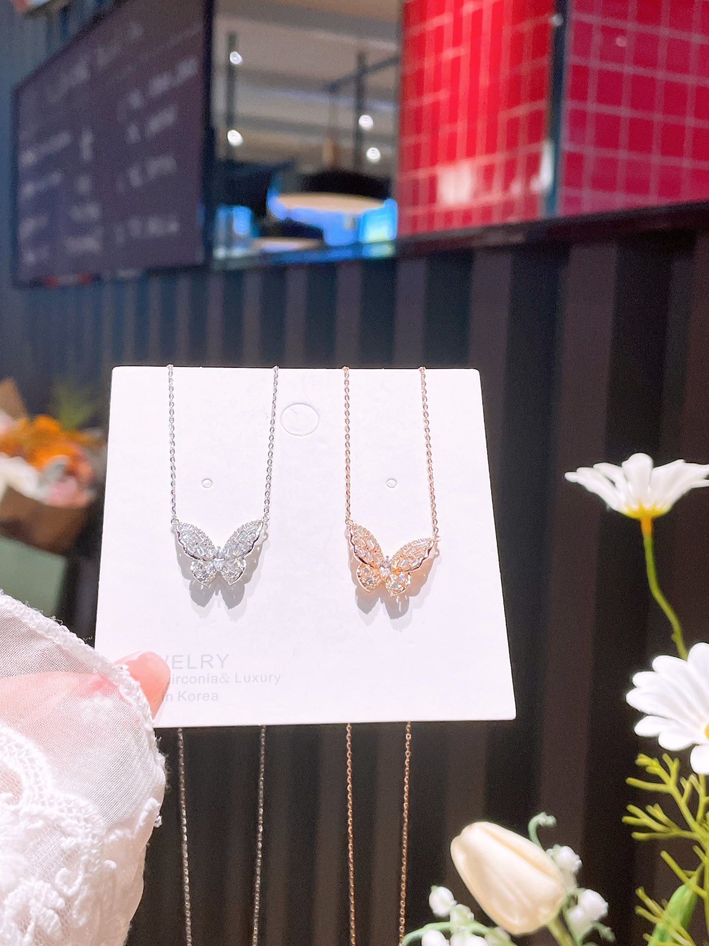 Solid Silver Necklace Girly Gift for Her Silver