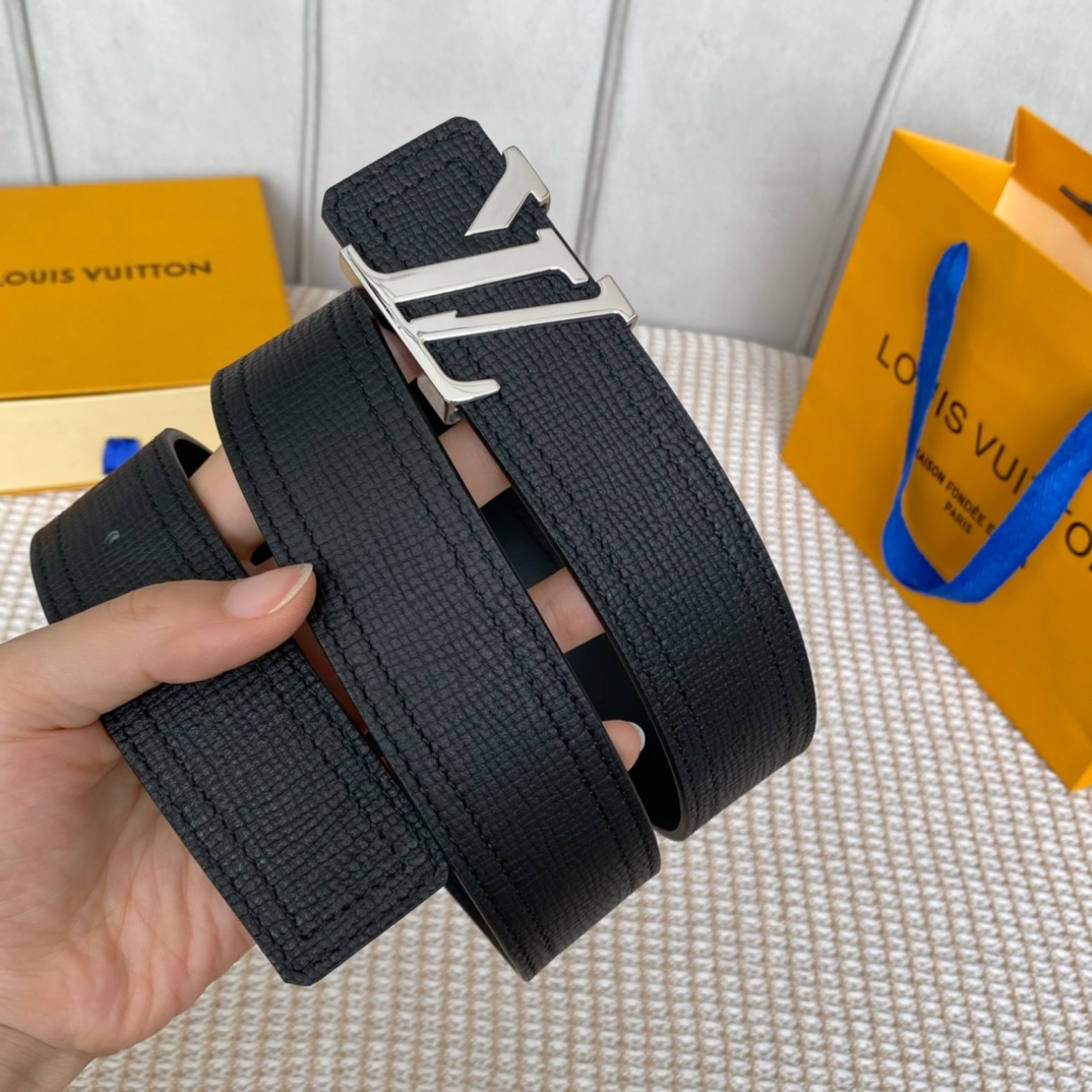 Louis Vuitton Buy Belts Find replica
 Black Chocolate color Gold Calfskin Cowhide