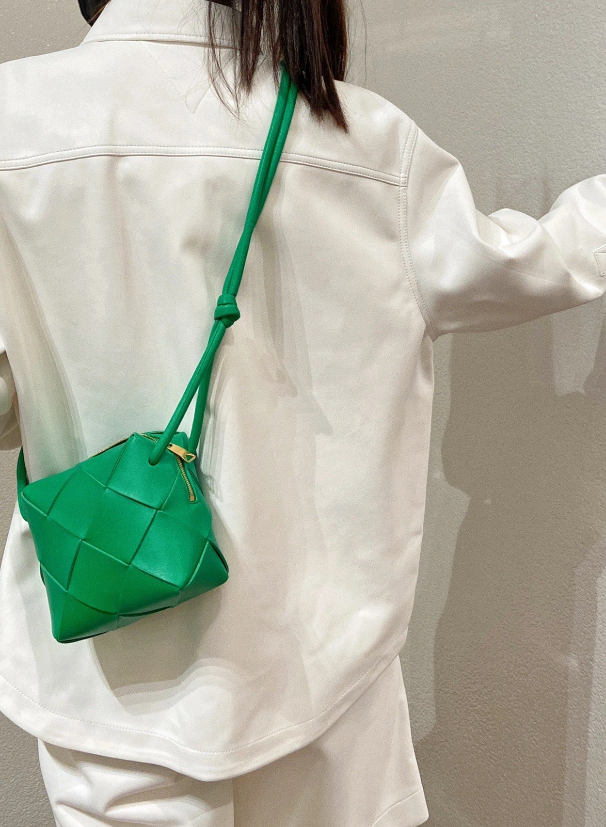 Bottega Veneta CASSETTE 14CM 相机包 701915鹦鹉绿