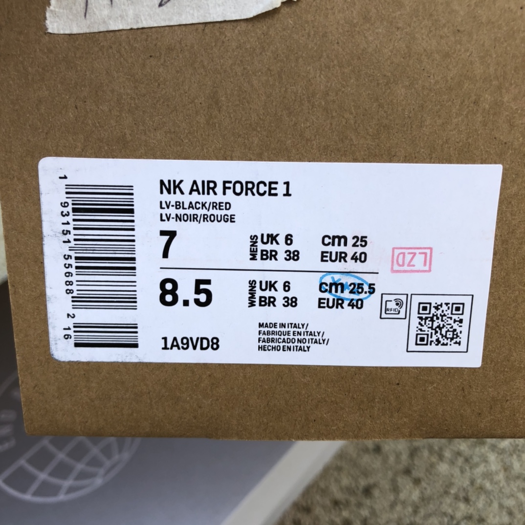 320 Louis Vuitton LV x Nike Air Force 1 x off-white 联名AF1 空军一号联名LV 1A9VD8