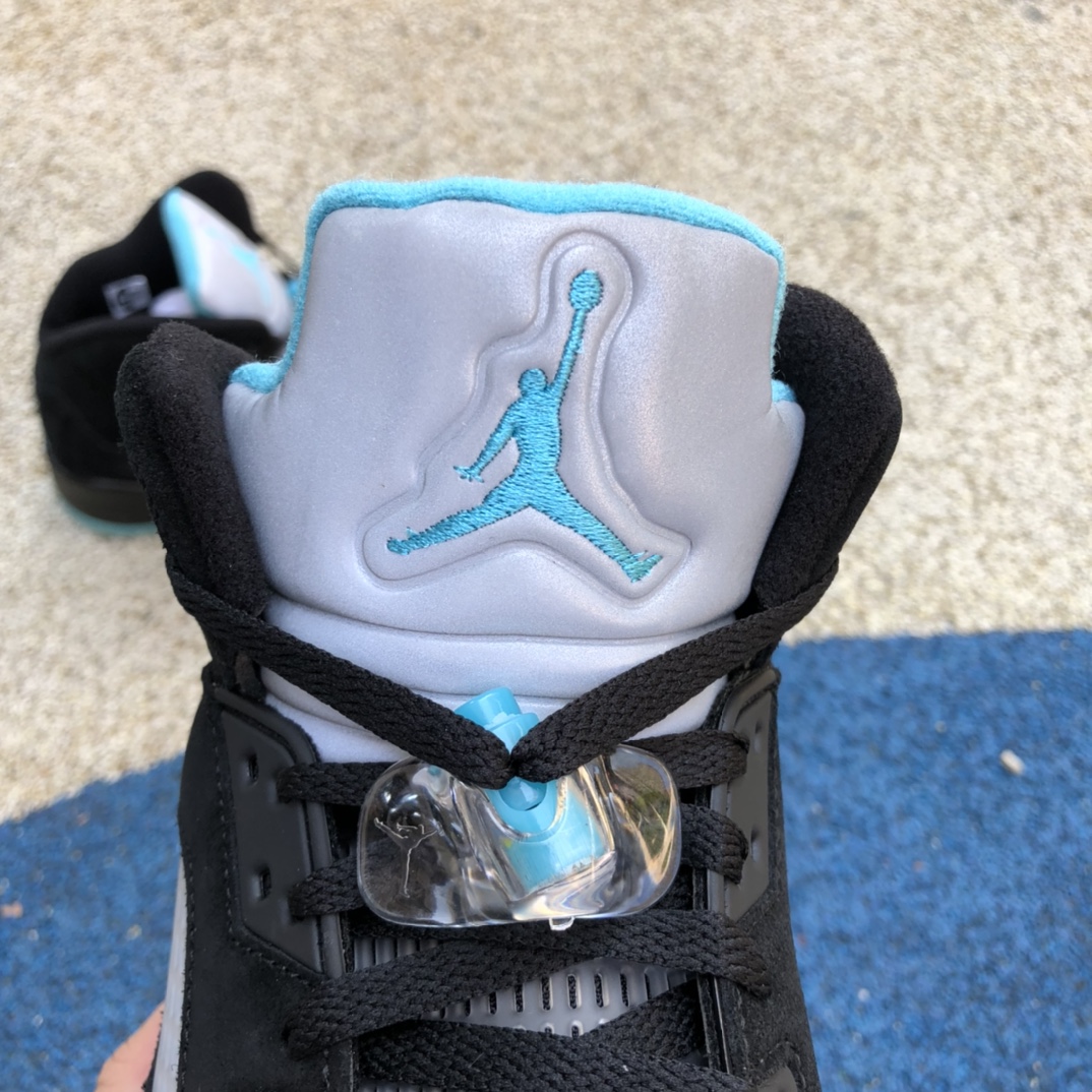 550 Air Jordan 5 Aqua 黑黄兰 篮球鞋 DD0587-047