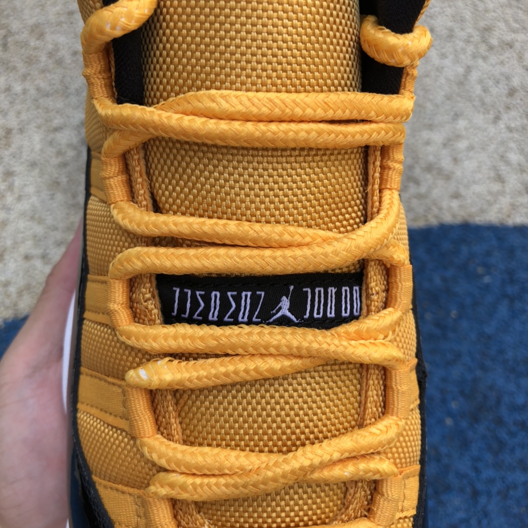 480 Air Jordan 11 蓝黄高帮 篮球鞋 真碳板 CT8012-118