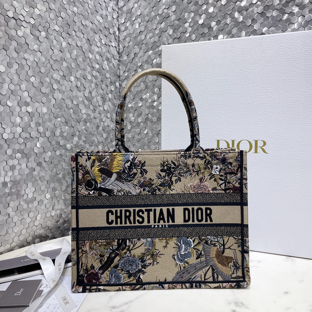 Dior Book Tote Handbags Tote Bags Beige