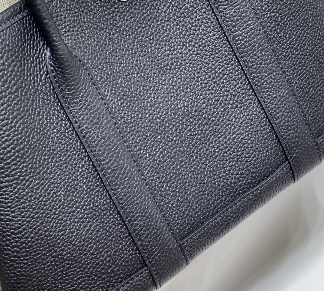 Elegant Black Garden Party Tote Bag, 30cm - Versatile & Stylish 4 i1659947801 4110 3