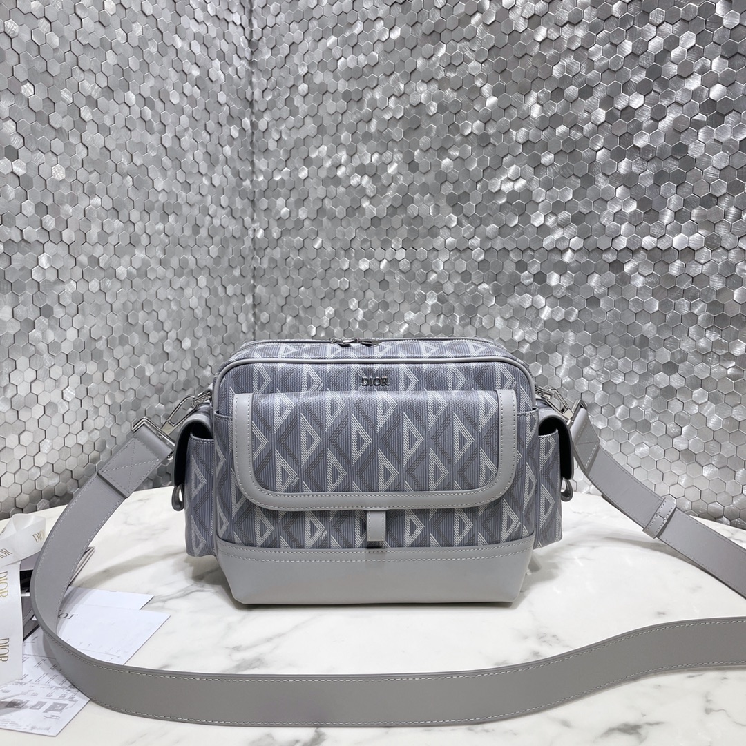 Dior Messenger Bags Canvas Cowhide Diamond Casual