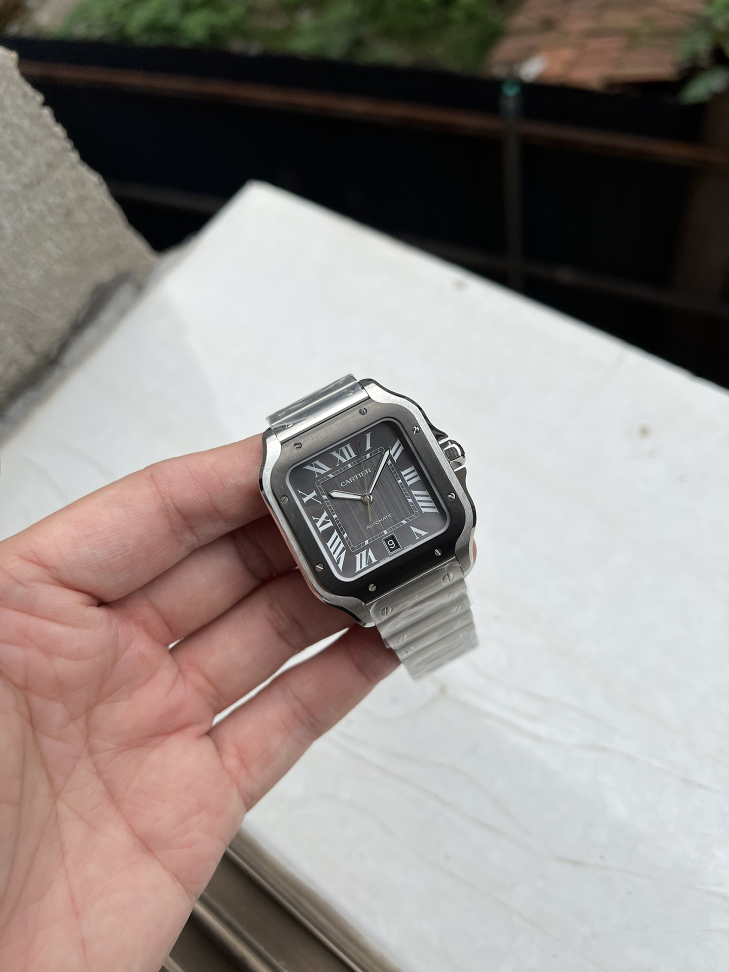 Cartier 卡地亚直径40山度士陶瓷圈