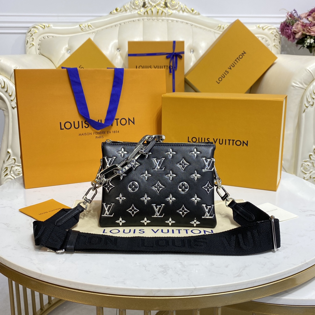 Louis Vuitton LV Coussin Bags Handbags Apricot Color Black Blue Green Silver White Sheepskin Spring/Summer Collection Baguette M57993