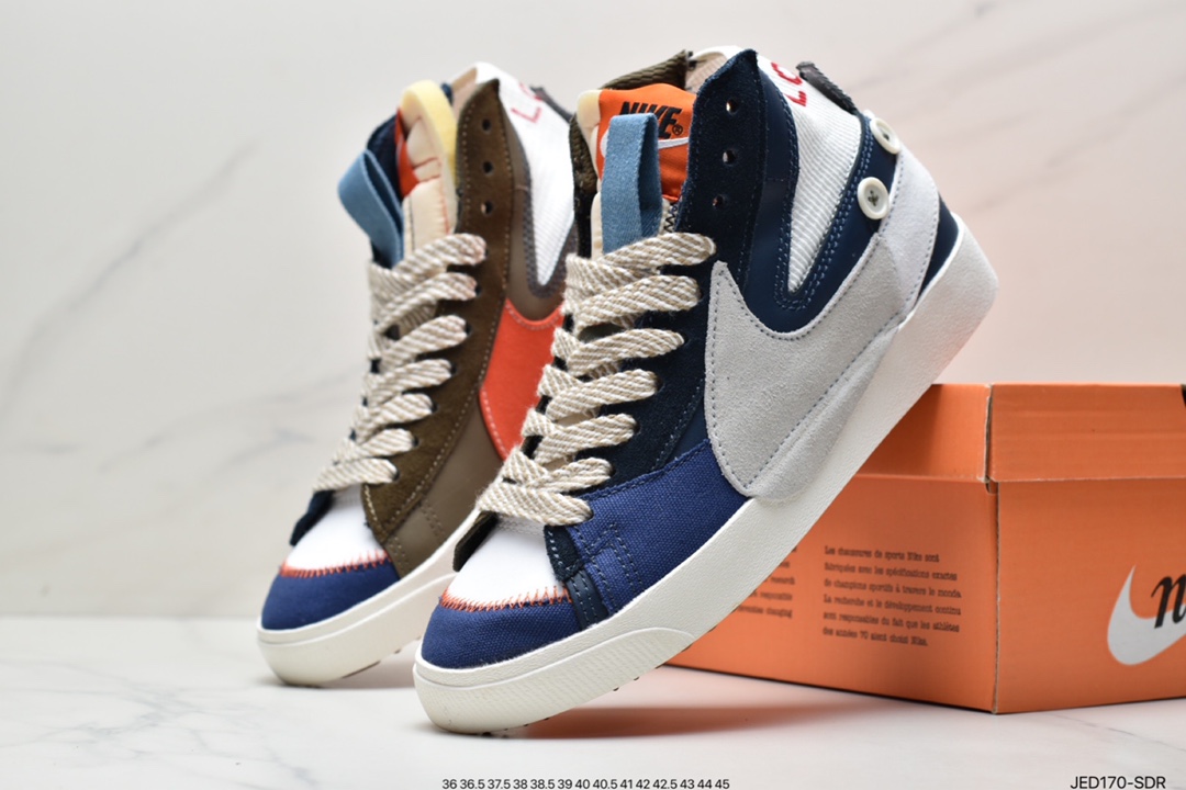 150 耐克Nike Blazer MID 77 Vntg开拓者 大勾 复古经典中帮百搭休闲运动板鞋DQ5080