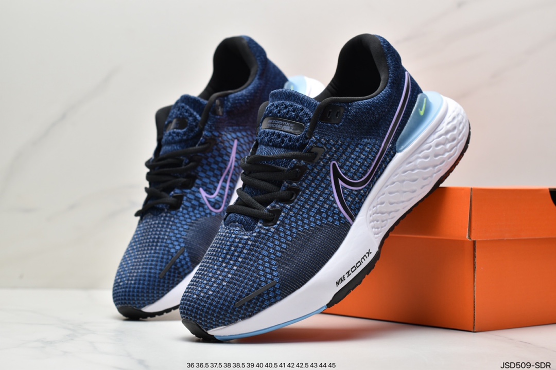 200 耐克Nike ZoomX Invincible Run FK 2”Navy/Purple/Volt” 海军蓝浅紫荧光绿DC9993-400