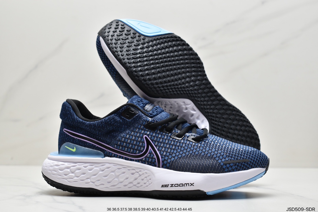 200 耐克Nike ZoomX Invincible Run FK 2”Navy/Purple/Volt” 海军蓝浅紫荧光绿DC9993-400