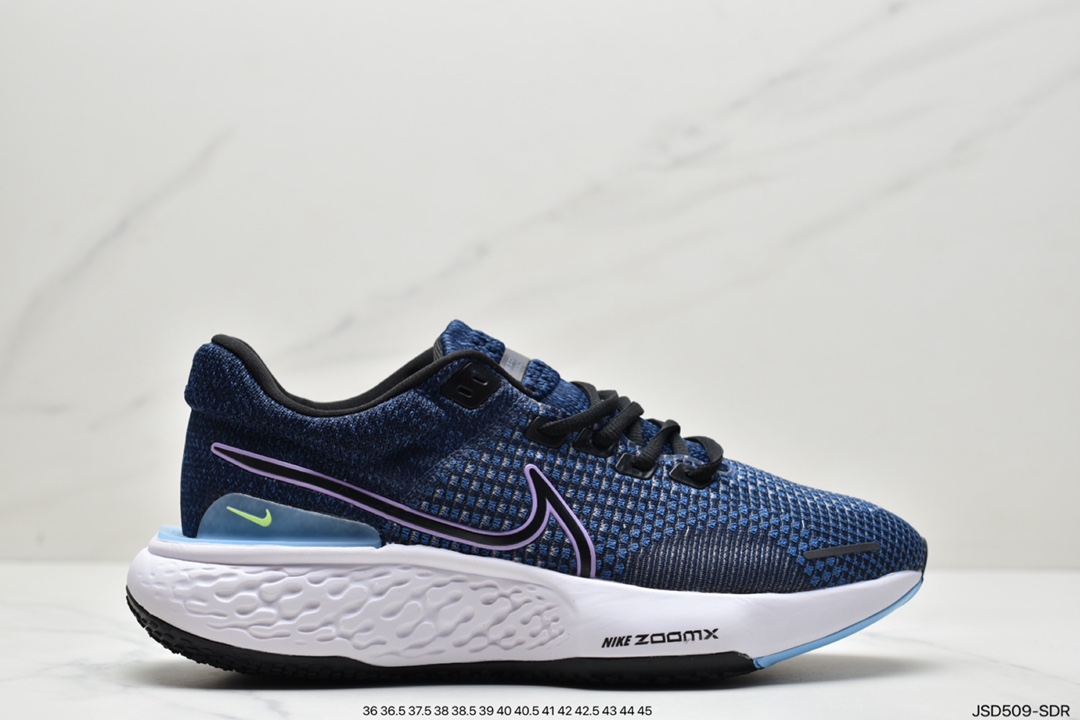 200 耐克Nike ZoomX Invincible Run FK 2”Navy/Purple/Volt” 海军蓝浅紫荧光绿DC9993-400