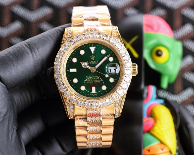 Rolex Submariner Gold Diamond Bezel Green Dial Automatic Men's Watch 40 mm 1 Rolex Submariner Gold Diamond Bezel Green Dial Automatic Men's Watch 40 mm