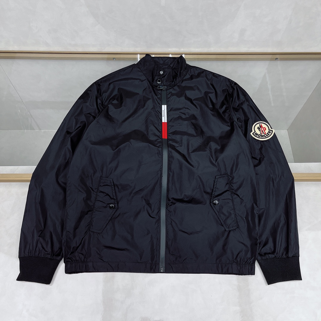 Moncler Clothing Coats & Jackets Embroidery Men Spring/Fall Collection Fashion
