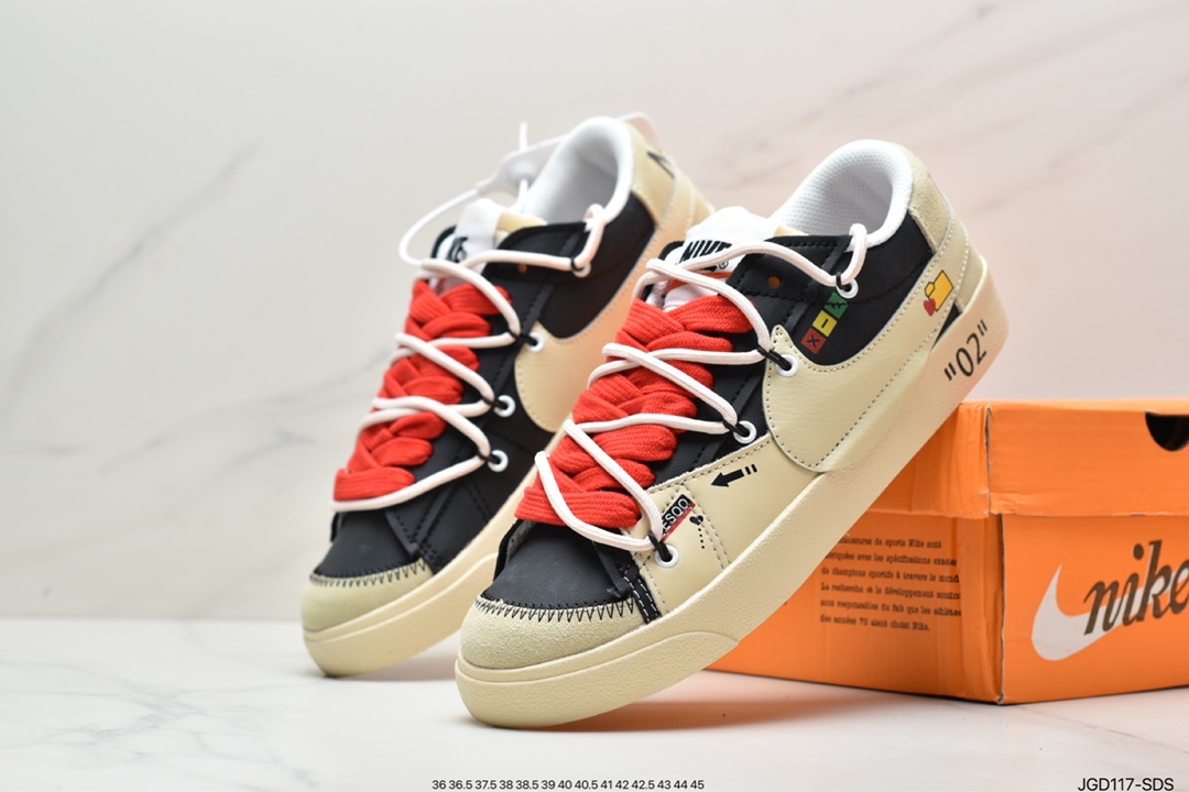 180 开拓者 Nike Blazer Mid ’77 Jumbo 大勾高帮 板鞋 DD3111-100