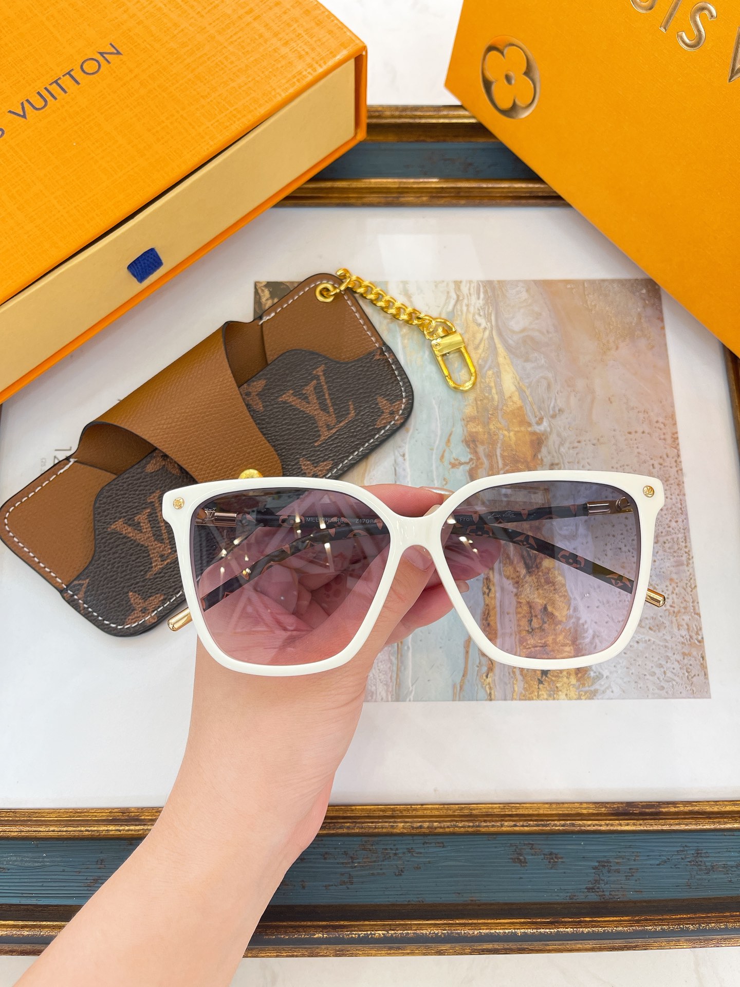 [Louis Vuitton Eyewear]Top original single quality sunglasses LV sunglasses Lo