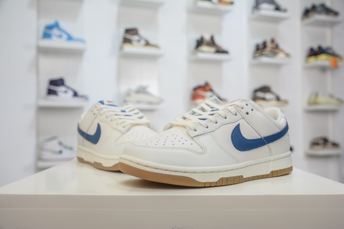 全新ST版纯原福利特价NikeDunkLowRetro白兰原厂原档案开发原盒原标原厂头层皮料官方厚鞋舌设