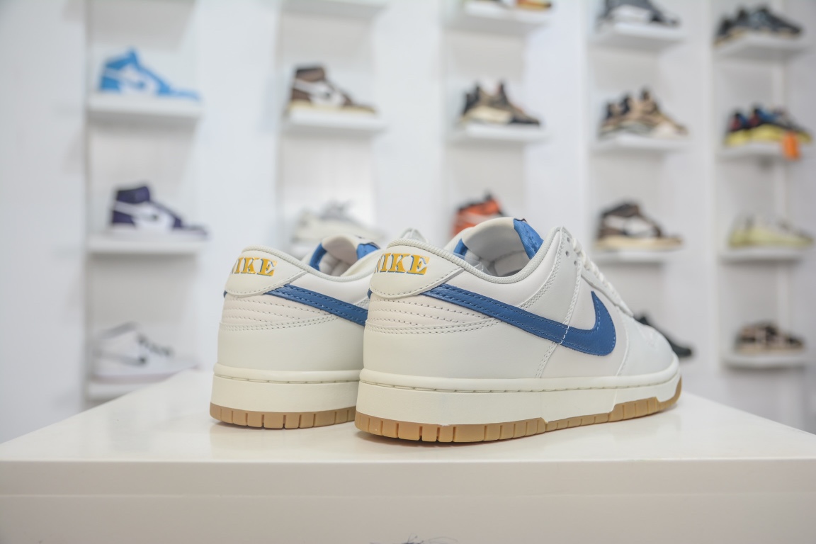 全新ST版纯原福利特价NikeDunkLowRetro白兰原厂原档案开发原盒原标原厂头层皮料官方厚鞋舌设