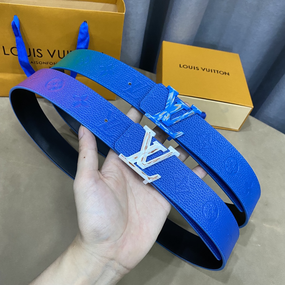 Wholesale Designer Shop
 Louis Vuitton Belts Luxury Calfskin Cowhide Fashion