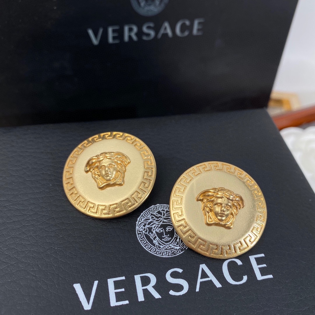Shop
 Versace Jewelry Earring Gold