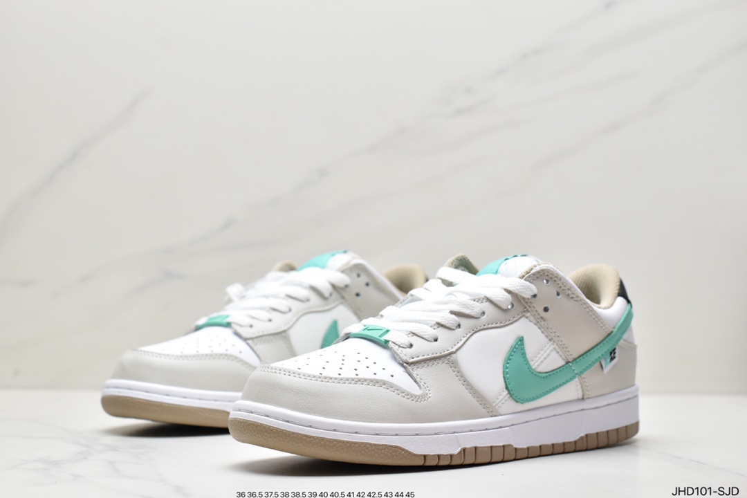 190 小清新白棕配色，耐克Nike SB Dunk Low GS”Split”扣篮系列低帮休闲运动滑板板鞋DX6063-131