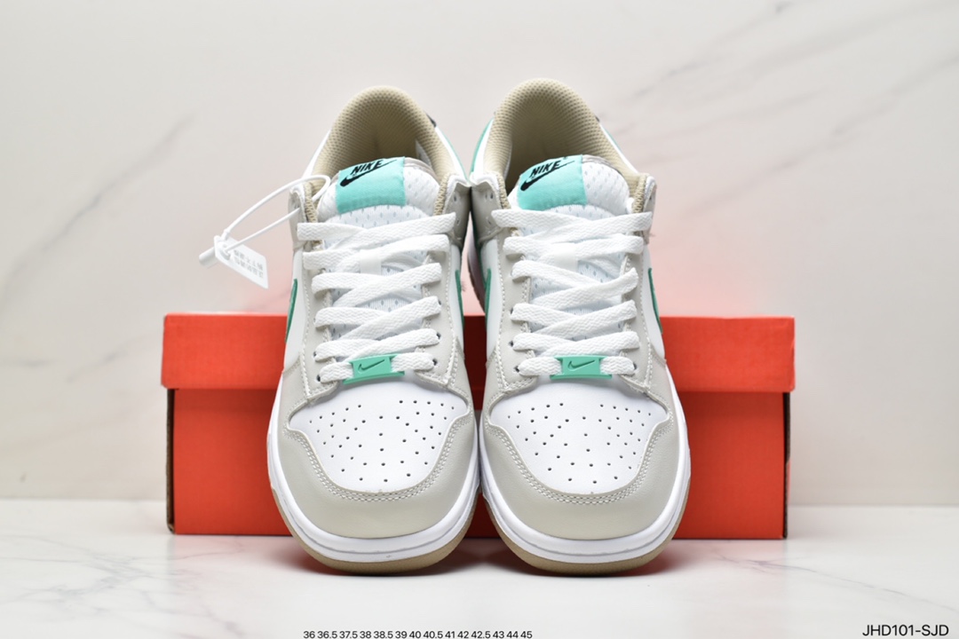 190 小清新白棕配色，耐克Nike SB Dunk Low GS”Split”扣篮系列低帮休闲运动滑板板鞋DX6063-131