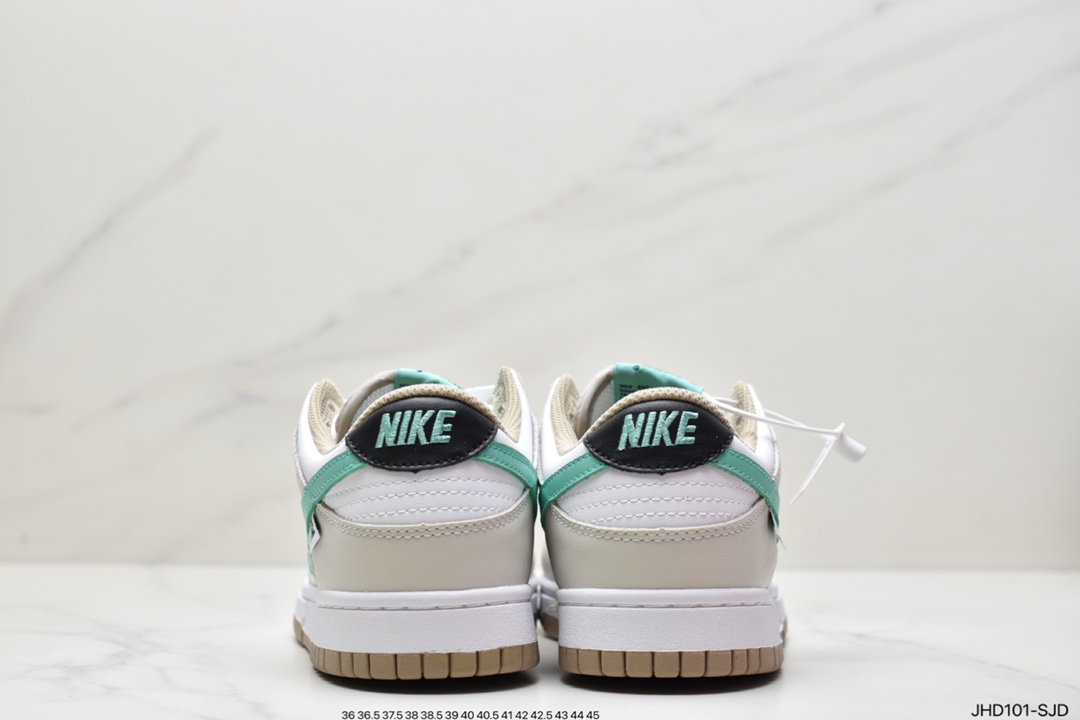 190 小清新白棕配色，耐克Nike SB Dunk Low GS”Split”扣篮系列低帮休闲运动滑板板鞋DX6063-131