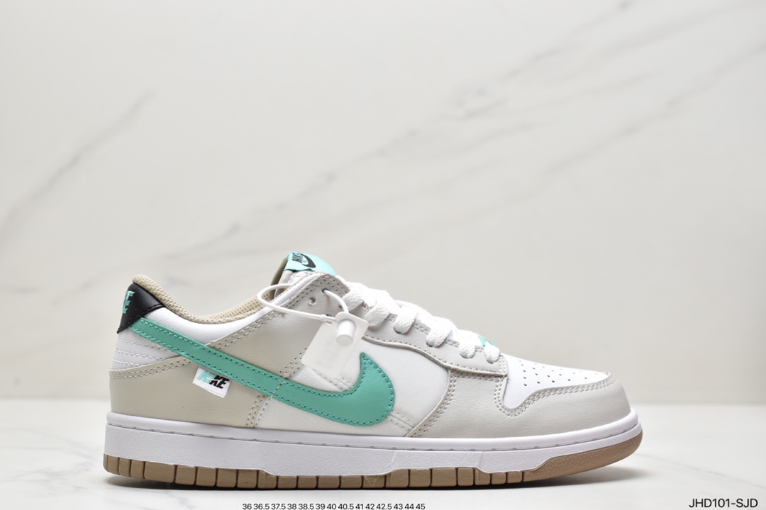 190 小清新白棕配色，耐克Nike SB Dunk Low GS”Split”扣篮系列低帮休闲运动滑板板鞋DX6063-131
