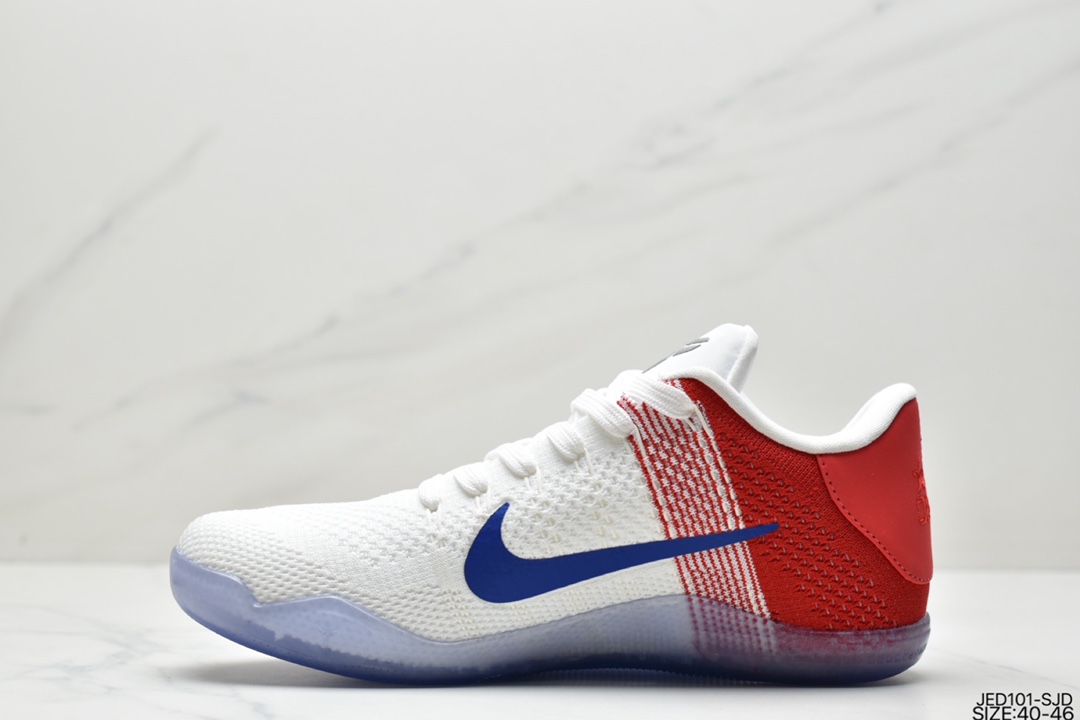 150 Nike Kobe 11 Elite Low 科比11代 低帮编织鞋面男子实战篮球鞋 822675-105