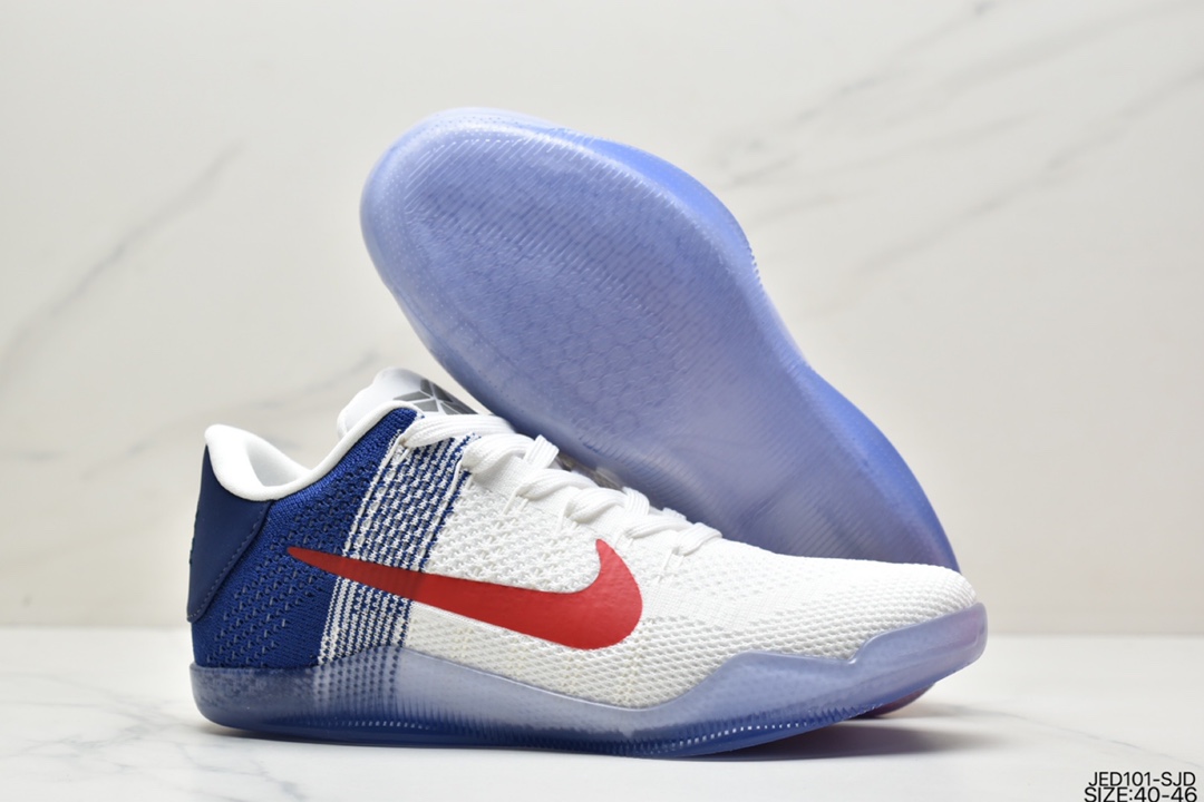 150 Nike Kobe 11 Elite Low 科比11代 低帮编织鞋面男子实战篮球鞋 822675-105