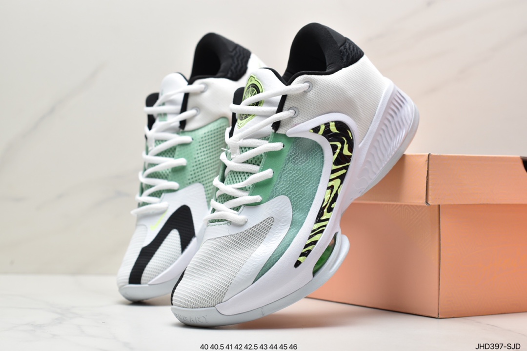 190 全新批次Nike zoom freak 4代 字母哥同款实战篮球鞋 DJ6149-100