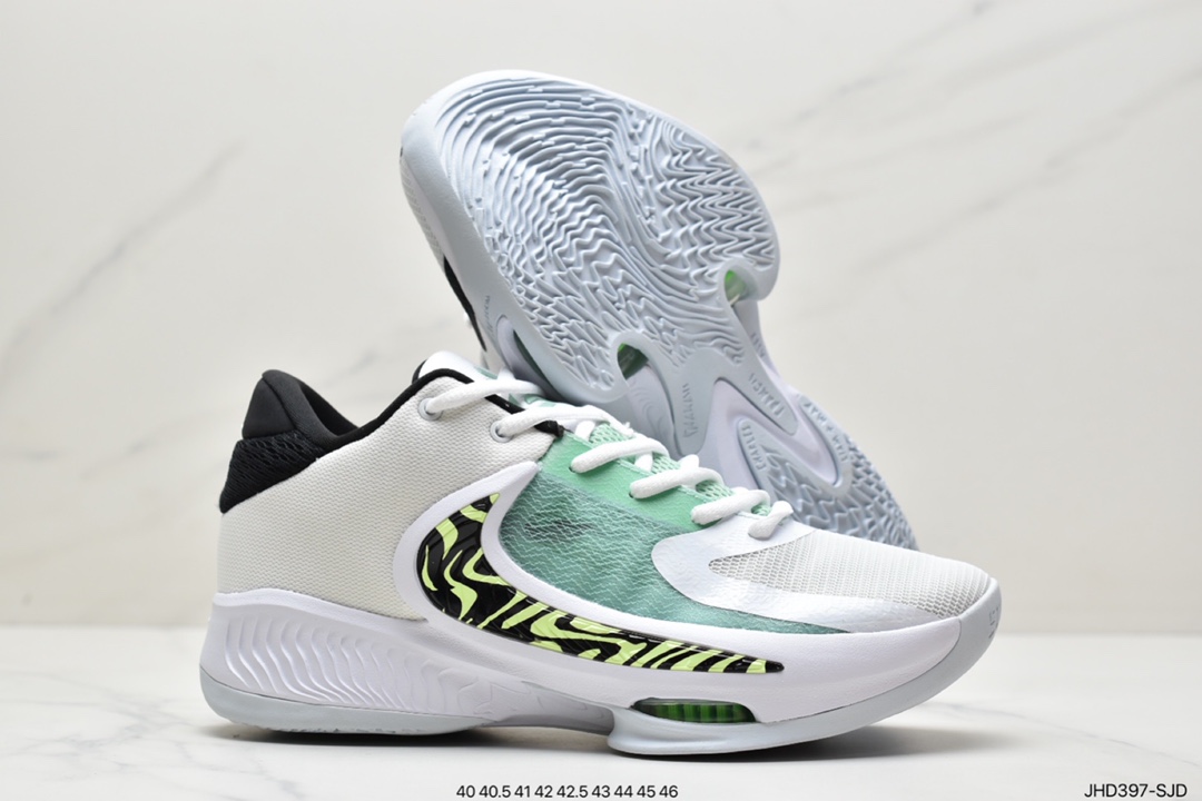 190 全新批次Nike zoom freak 4代 字母哥同款实战篮球鞋 DJ6149-100