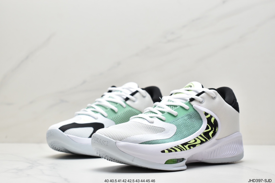 190 全新批次Nike zoom freak 4代 字母哥同款实战篮球鞋 DJ6149-100