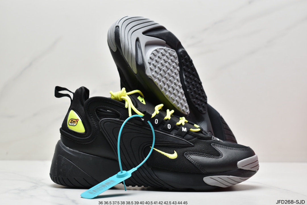 170 纯原版本 Nike Zoom +2K Sneaker”White/Grey/Black”2000#纯原混卖级别AO0269-401