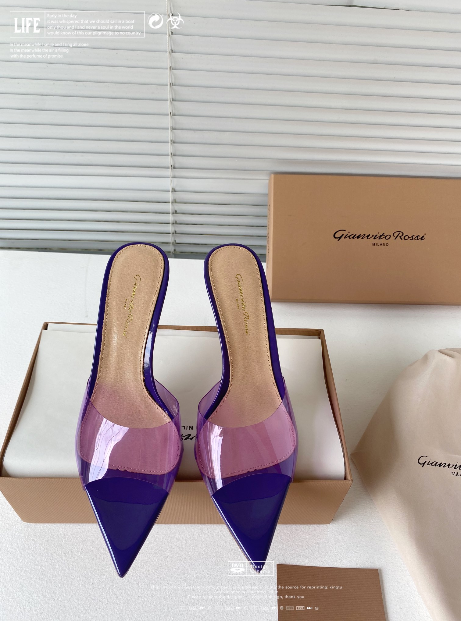 Gianvito Rossi Eiko Stiletto Kitten Heel Mules Sandals Suede + Mesh + Czech Diamonds 10.5cm/8cm