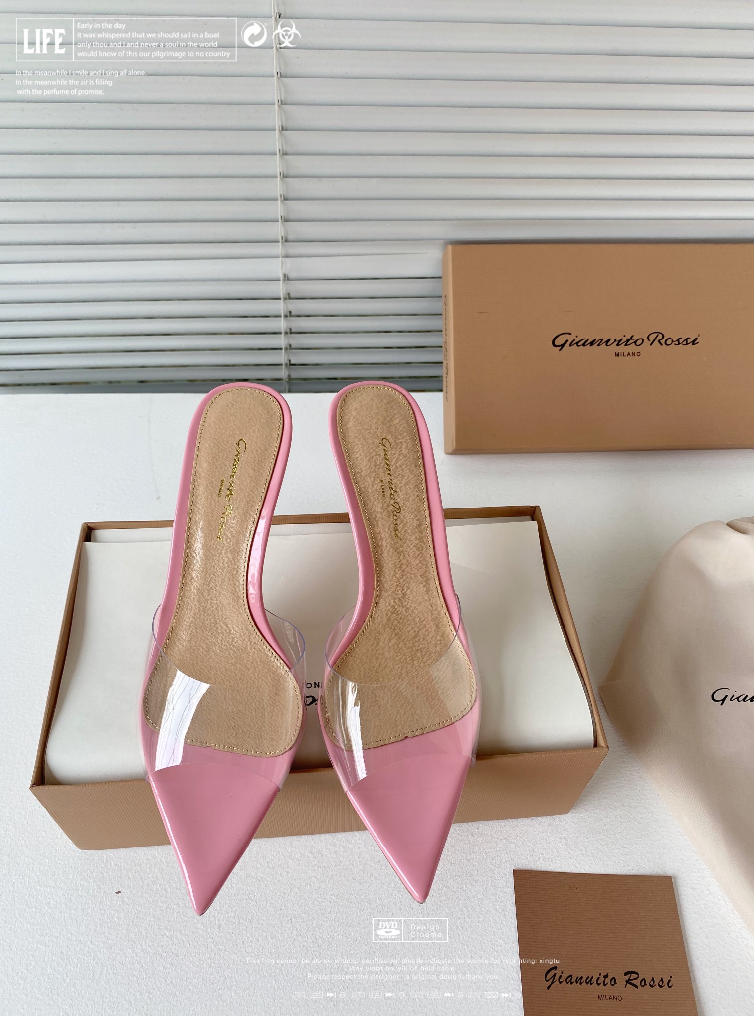 Gianvito Rossi Eiko Stiletto kitten heel mules sandals suede + mesh + Czech crystals 10.5cm/8cm
