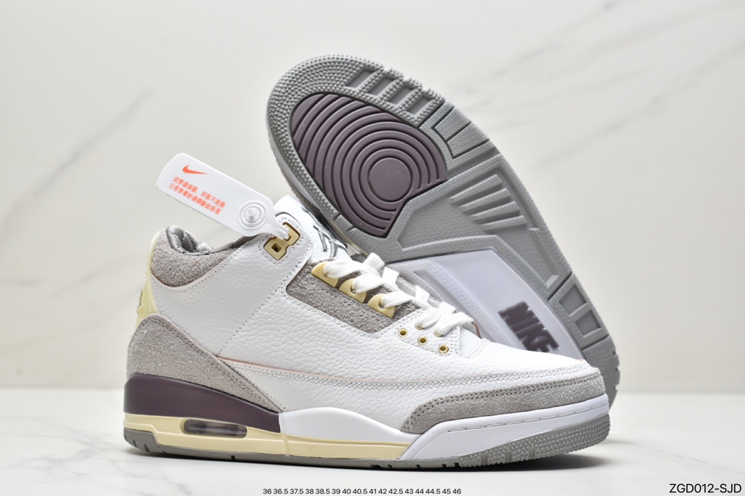 290 Fragment Design x Air Jordan AJ3 藤原浩闪电联名 DA3595-100