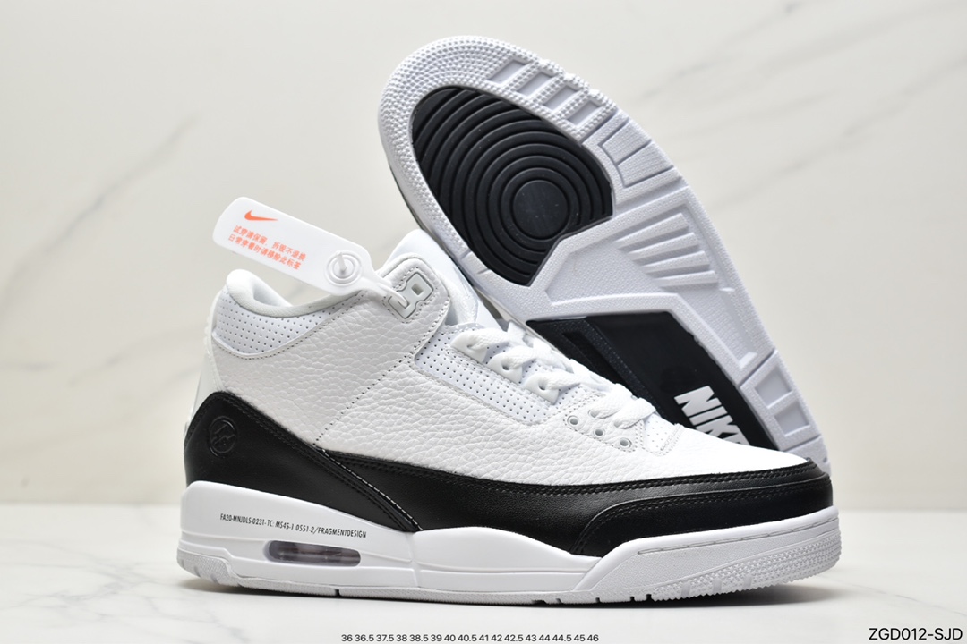 290 Fragment Design x Air Jordan AJ3 藤原浩闪电联名 DA3595-100