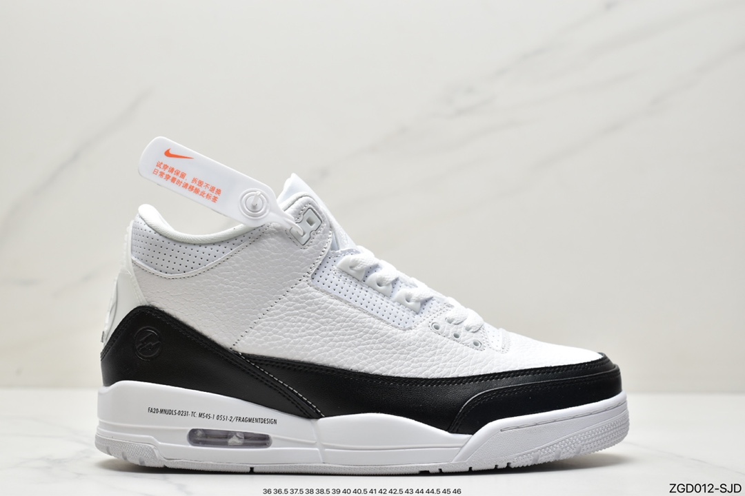 290 Fragment Design x Air Jordan AJ3 藤原浩闪电联名 DA3595-100