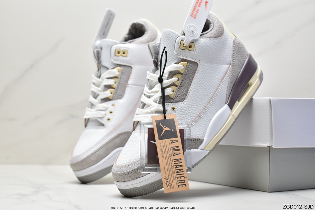 290 Fragment Design x Air Jordan AJ3 藤原浩闪电联名 DA3595-100
